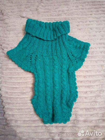 Вязанный воротник