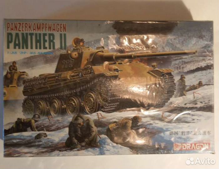 Модель танка пантера ll 1:35
