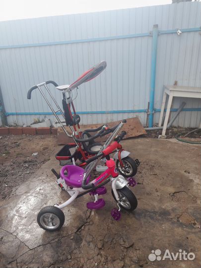 Детский 3х колесный велосипед