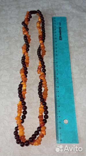 Янтарные бусы СССР