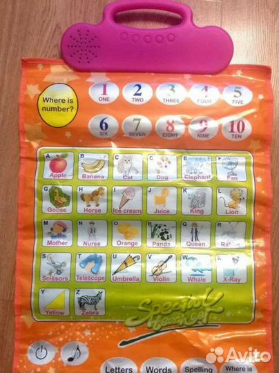 Говорящий английский алфавит