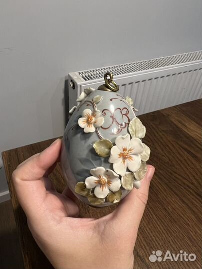 Пасхальное яйцо фарфор винтаж