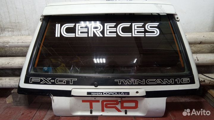 Дверь багажника Toyota Corolla FX AE82