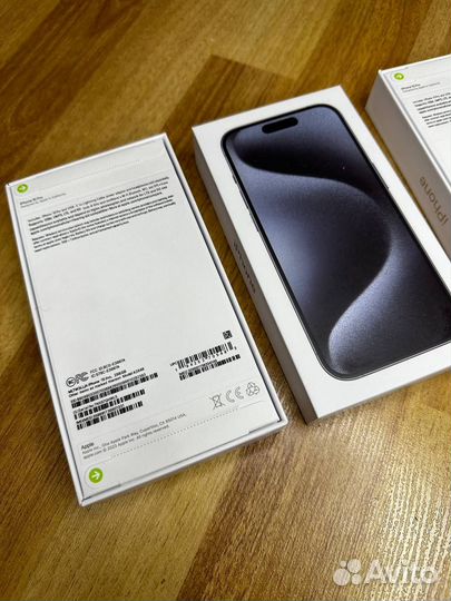 Муляж в коробке iPhone 15 про макс черный