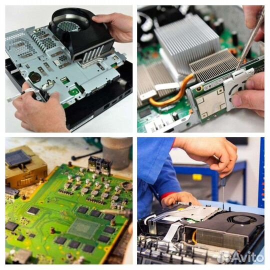 Ремонт джойстиков, приставок ps4, xbox, nintendo