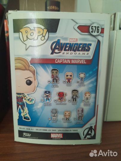 Коллекционная фигурка funko pop Captain Marvel
