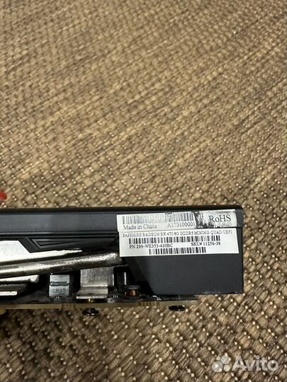 Видеокарта sapphire radeon rx 470 8GB