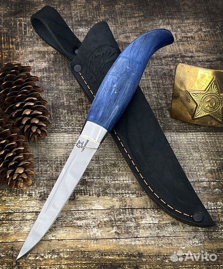 Финка универсальная с грибком из стали 110Х18 мшд