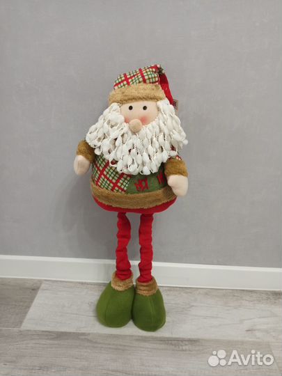 Дед Мороз на телескопических ножках 65 см
