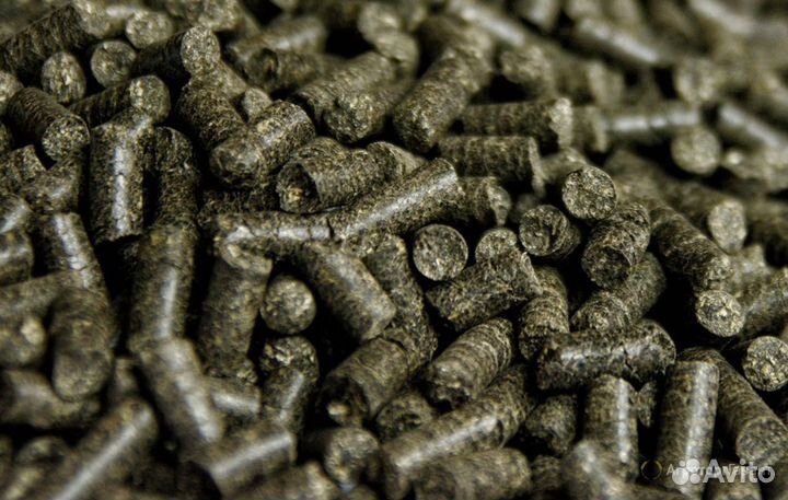 Пеллеты (гранулированная лузга подсолнечника)