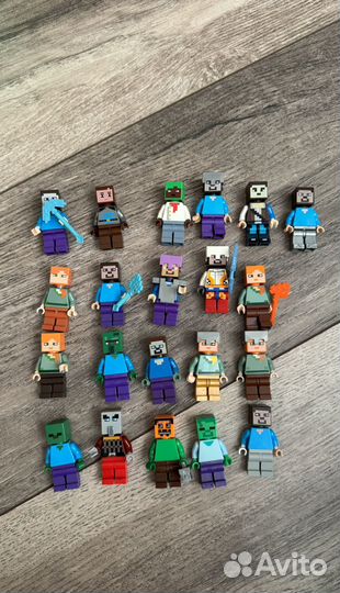 Фигурки человечков lego, minecraft