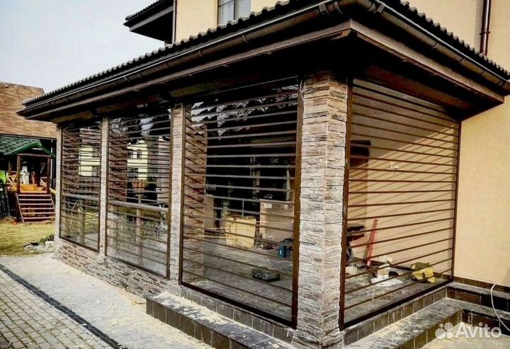 Гаражные секционные ворота рольставни