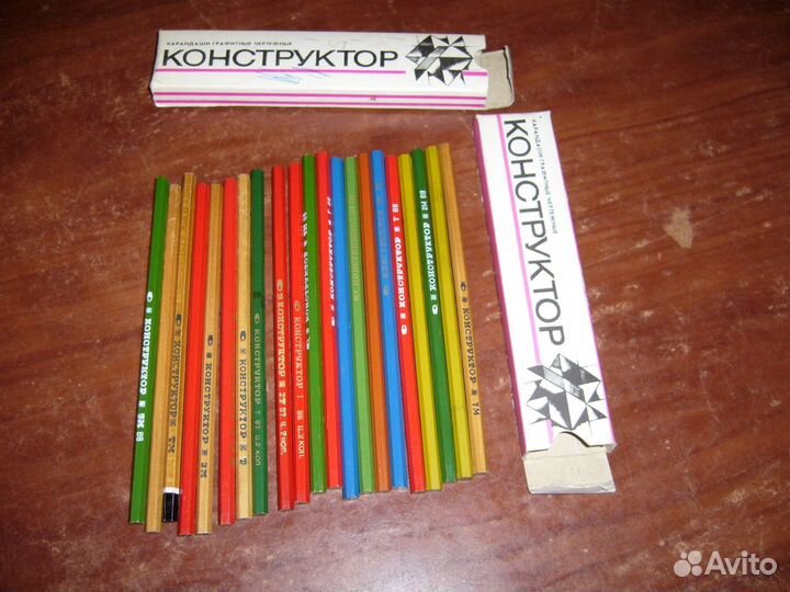 Карандаши Конструктор простые СССР (новые)