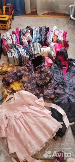 Одежда на девочку пакетом 104-122