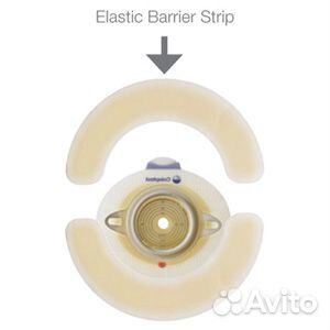 Эластичная пластина-полукольцо для стомы