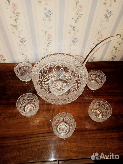 Крюшонница хрусталь