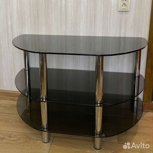 Стеклянная тумба