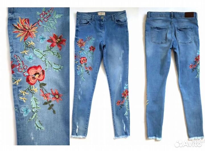 Джинсы скинни next 152