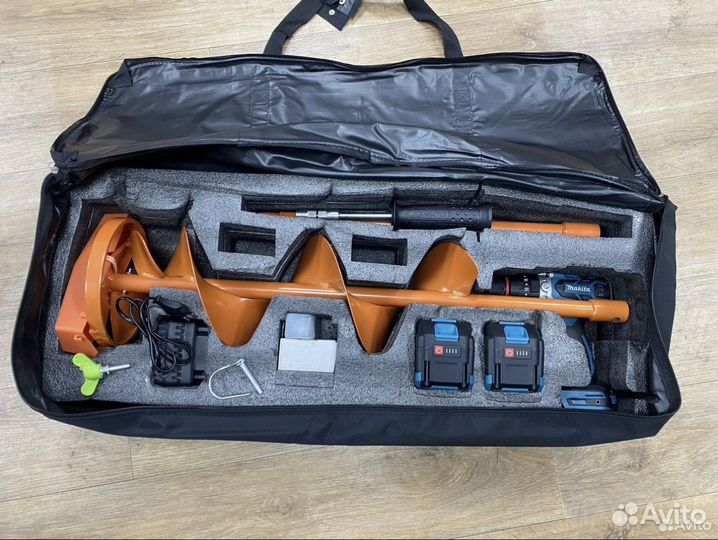 Шуруповерт для ледобура и шнек 180