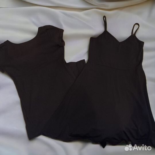 Чёрные трикотажные платья