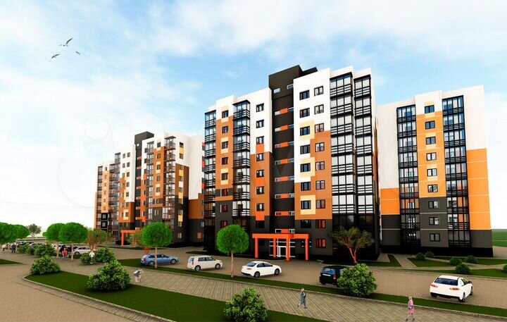 1-к. квартира, 38,2 м², 7/9 эт.