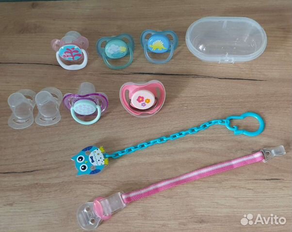 Держатель для пустышки, пустышки