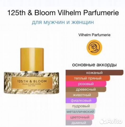 Vilнelm раrfuмеriе 125th & blоom 50 ml