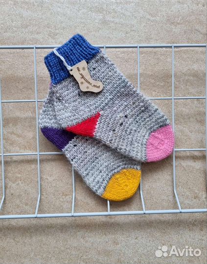 Новые детские носки вязаные