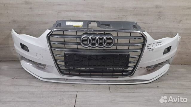 Бампер передний под омыватели Audi A3 8V С 2013 По