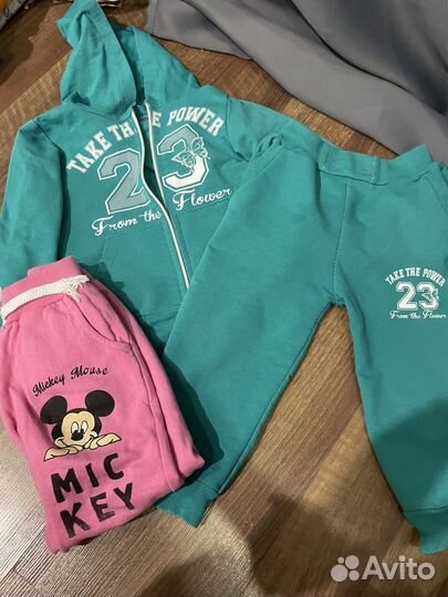 Детские вещи на девочку пакетом 86 92