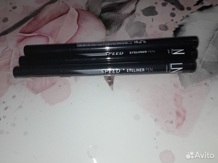 Лайнер для глаз подводка фломастер чёрный ln