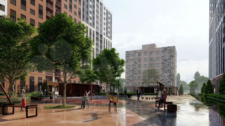 2-к. квартира, 41,8 м², 2/14 эт.