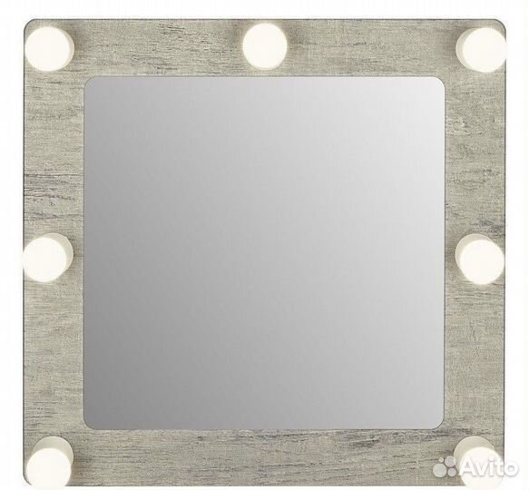 Зеркало с подсветкой настольное