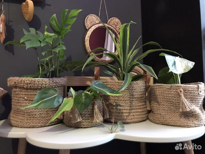 Корзинки из джута