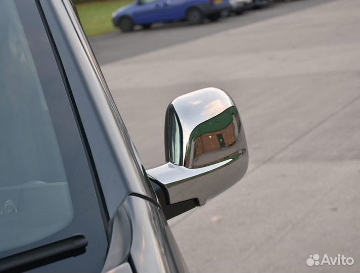 Накладки на зеркала (хром) Peugeot Expert 2016-нв