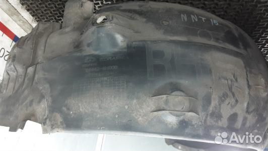 Защита арок (защита крыла, подкрылок) задняя права