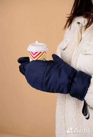 Варежки на флисе