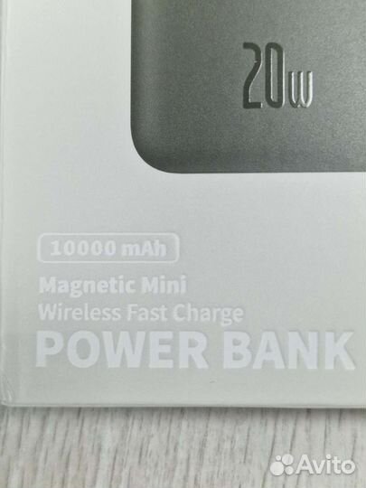 Беспроводной магнитный Повербанк Baseus 10000mah