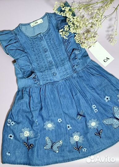 Новое платье C&A 104 р, 128 р