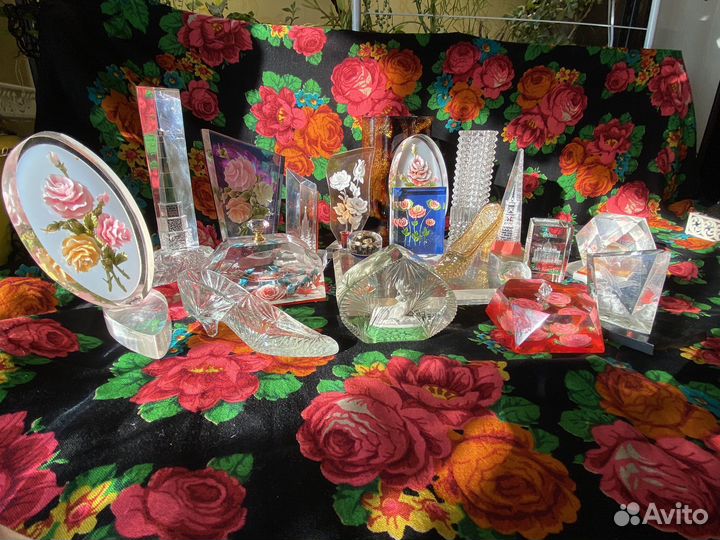 Винтажный настольный сувенир оргстекло СССР