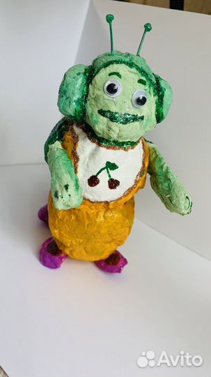 Ватные елочные игрушки новые