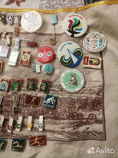 Значки СССР спортивные