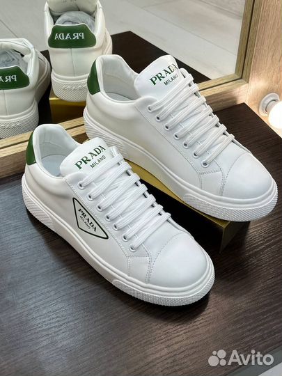 Кеды Prada белые