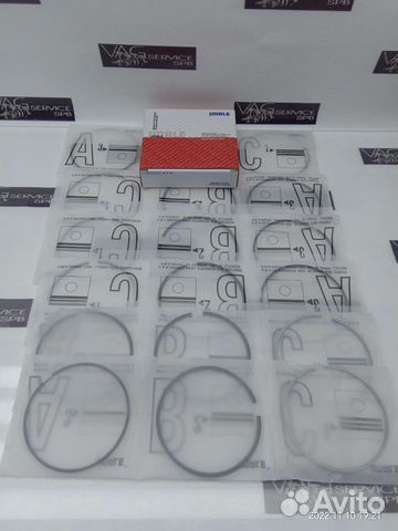 К-кт колец на 6 поршней VW VAG 3.0 TDI CJM CRC CCW