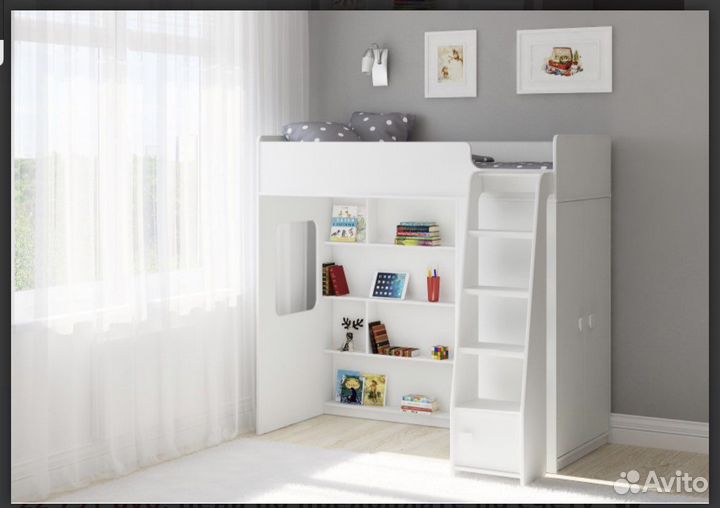 Детская кровать чердак