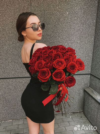 Розы с доставкой 25 шт