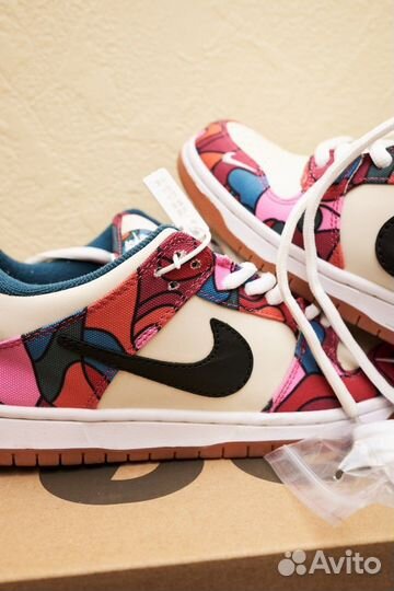 Кроссовки Nike dunk low Parra abstract