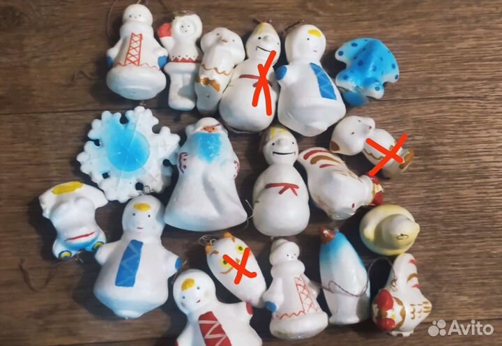 Елочные игрушки СССР, гирлянды, лампы