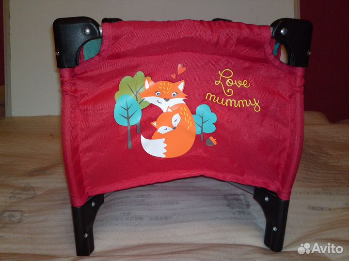 Игрушечная кроватка-манеж