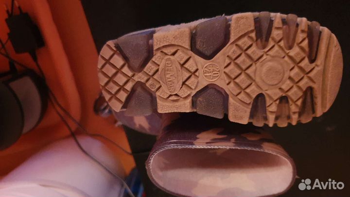 Детские резиновые сапоги